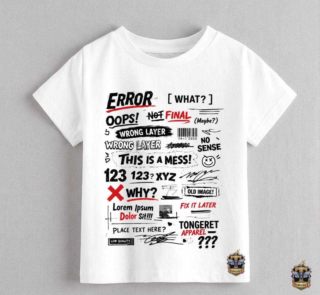T-SHIRT TONGERET Design Error